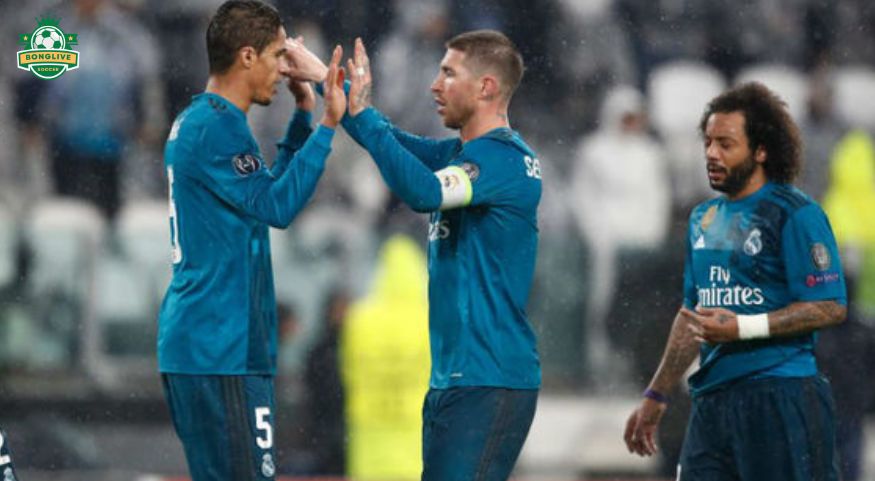 Hàng thủ: Ramos, Marcelo và Varane