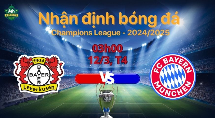 Soi kèo Leverkusen vs Bayern Munich, 03h00 ngày 12/3: Quyết phục hận